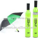 Promotional Best Quality Gift and Retail Brand Fashion Bottle Umbrella