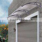New Design Outdoor Polycarbonate Canopy 900x3000mm With Water Gutter