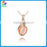 Best Gift Women Jewelry Rose Gold Tone Friendship Heart Necklace