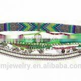 2016 Fashion Jewelry Colorful Multilayer Glass Beads Handmade Bracelet thumbnail-1