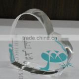 2016 wholesale clear blank glass paperweight