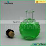 Round Fragrance Aroma Diffuser Glass Bottle With Cork thumbnail-4