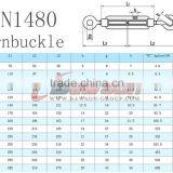 Eye and Eye Din 1480 Standard Wire Rope Turnbuckle thumbnail-6