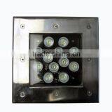 12W RGB Square Outdoor LED Underground Light Remote Control thumbnail-2