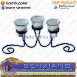 Decorative Modern Wrought Iron Candle Holder