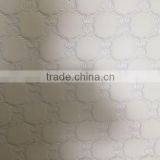 Metallic semi PU leather for beautiful wallpapers usage with embroider