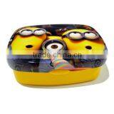 (SF) Kids Lunch Box Wholesale Custom Printed Bento Plastic Lunch Box
