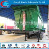 African Use 3 Axle Dumper Trailer Front Lifting Hydraulic Dumper Trailer 45cbm Used Truck Trailer for Sale thumbnail-2
