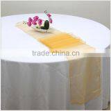 Gold Hotel Wedding Decorative Organza Table Runners