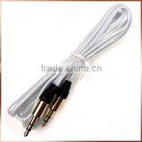 120cm Male To Male Shoelace Flat Braided 3.5mm Audio Cable thumbnail-4