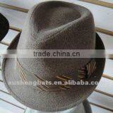 Cotton Fedora Hat .hot Sell Hat.cheap Fedora Hat.men Hat thumbnail-1