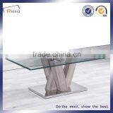 Coffee Table for Living Room, Top Glass MDF Table , Low Height Coffee Table thumbnail-4