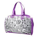 DIY Toy Coloring Your Own Fashion Tote Bag With 5 Markers thumbnail-2