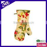 Custom Printed Heat Resistant Cotton Oven Mitt Kitchen Cooking Cotton Microwave Oven Gloves Mitts
