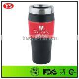 Promotional 400 ml Double Layer Plastic Thermal Mug