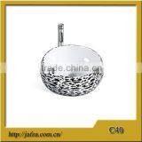 C40 Hot Selling Sanitary Ware China Round Circular Wash Basin, Small Size Art Basin, Table Top Wash Basin thumbnail-1
