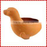 Decorative Custom Terracotta Seal Garden Handmade Animal Planter thumbnail-1