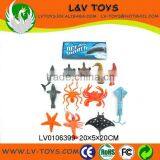 Promotion 5" Plastic Ocean Animals Toys Shantou 12 in 1 thumbnail-1