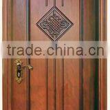 Classical Design Veneer Wooden Interior Doors for Bedroom thumbnail-1
