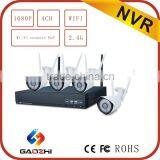 Best selling 1080P 4ch nvr wifi ip camera system ,Wireless wifi ip camera with nvr kit