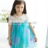 Hot Sale Frozen Party Child Skirt, Blue Color Cosplay Costume, Girl Skirt thumbnail-1