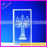 Believing Personalized 3d Laser Crystal Engraving Buddha