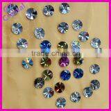 2015 New Fashion Flat Back Round Sew On Stone For Garment thumbnail-1