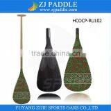 The Most Durable And Strongest Bent Timber Shaft Carbon Fiber Outrigger Canoe Paddle thumbnail-3