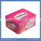 Rectangular Metal Tin Box for Cookie