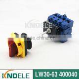 Change Over Switch With Red Rotary Handle Cam Switch Doorlock Switch LW30-63 400040