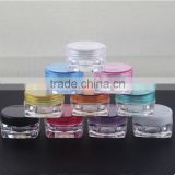3g Cream Plastic Jar eye cream body lotion packaging