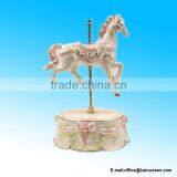 Fine Porcelain Carousel Horse Musical Figurine thumbnail-1
