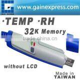 USB Temperature Humidity Data Logger Without LCD 32K Memory With DP WB HI WGBT Function Made in Taiwan thumbnail-1