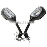 LED Carbon Fiber Rear View Mirrors For Suzuki GSXR600/750 06-15 GSXR1000 05-15