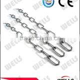 16mm Electro-galvanized Steel Weld Long Link Chain thumbnail-2