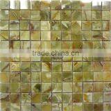 HOT SALE CHEAP PRICE DARK GREEN ONYX MOSAIC TILES COLLECTION thumbnail-4