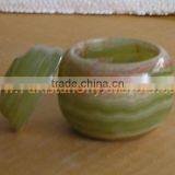 CUSTOM MADE Pakistani Supplier ONYX CANDY JARS POTS HANDICRAFTS thumbnail-1