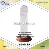 Fitzroy Weather Forecast Glass With Wooden Base YG638BR thumbnail-1