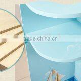 Mediterranean Style Wine Cabinet, Sailing Boat Handpainting Wine Cupboard, Solid Wood Single Door Show Cabinet (BF01-X1148) thumbnail-5