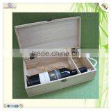 Supply New Design Hot Selling Cheap Burned Red Color 2 Bottle Wine Box thumbnail-5