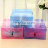 Q1126 Wholesale Colorful Plastic Shoes Storage Box thumbnail-1