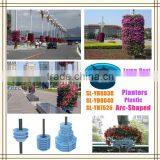 Hanging Square Planter Tray for Lamp Pole thumbnail-5