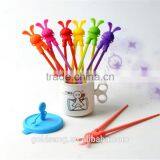 2015 Hot Sale Food Grade Silicone Baby Chopstics Holder thumbnail-5