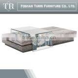 Modern Luxury White Natural Travertine Tea Table For Home Center thumbnail-5