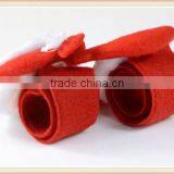 2pcs Christmas Snowman Slap Wristband Bracelet Kids Adult Circle Hand Ring thumbnail-2