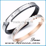 Valentines's gift Lover Jewelry couple stainless steel bracelets