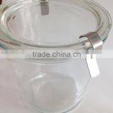 125ml 250ml 540ml Lock Lid Glass Jars With Sealed Silicone Rubber Gasket Ring thumbnail-5