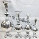 Copper Polished Hammered Vase , Hexagonal Hammered Metal Vase , Metal Flower Vase thumbnail-6