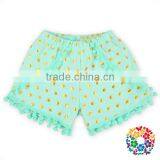 Summer Baby Toddler Girls' Polka Dot Pom Pom Trim Beach Shorts thumbnail-1