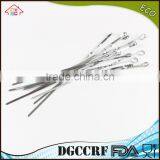 NBRSC 10pcs 13'' Stainless Steel BBQ Skewers Kabob Stick Grill Barbecue Needle thumbnail-6